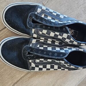Vans Black and White Checkered Sneakers
